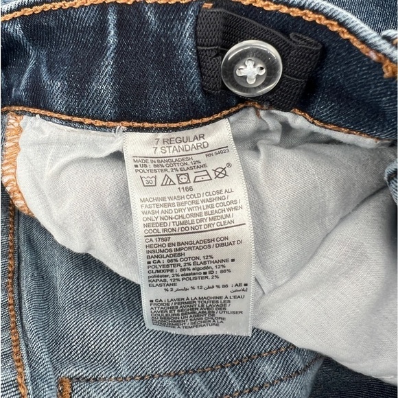 Old Navy Karate Skinny Adjustable Waist Jeans Size 7 Kids - Picture 4 of 5